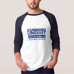 T-shirt Chemise adroite de linguiste - choisissez le