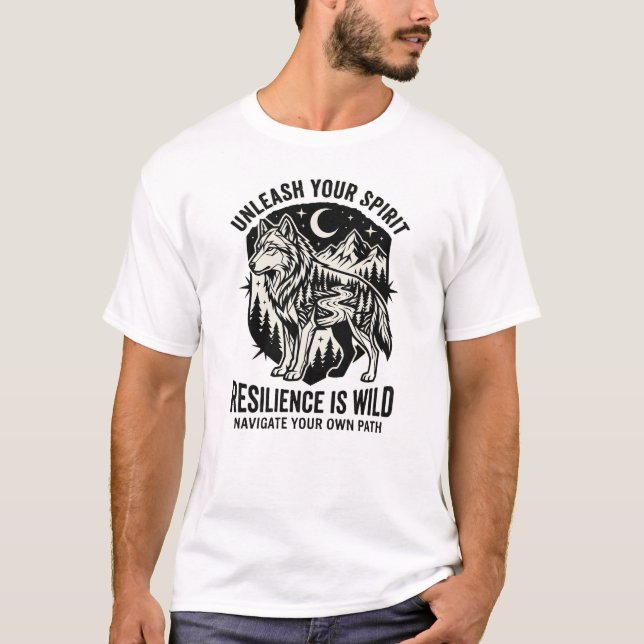 T-shirt Chemise Adventure Map Paw – Graphisme Journey With (Devant)