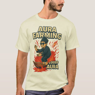 T-shirt Chemise agricole Aura, Chemise agricole Pacu Jalur
