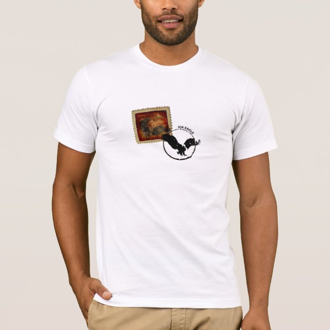T-shirt chemise aigle américain (Devant)