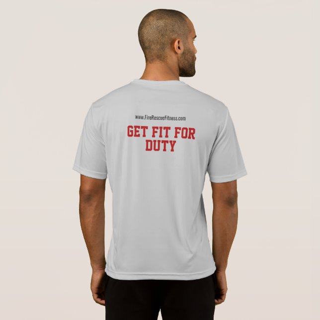 T-shirt Chemise "Ajuster pour le service" FRF (Dos entier)