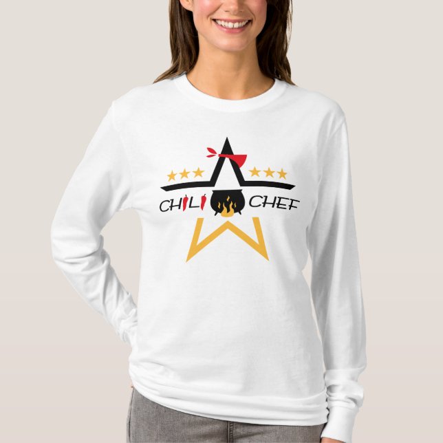 T-shirt Chemise All-Star de chef de piment (Devant)