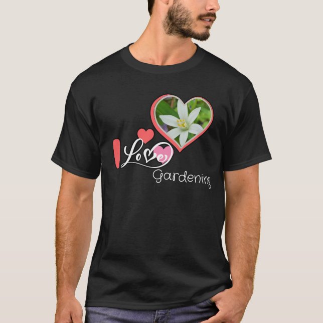 T-shirt Chemise amante de jardinage (Devant)