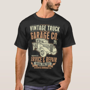 T-shirt Chemise amaste de geek de camion Vintage américain