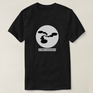 T-shirt Chemise ambiante de noir de logo d'abstractions