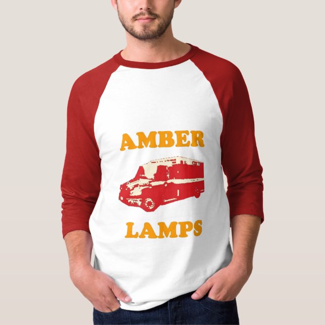 T-shirt Chemise AMBRE du Jersey du base-ball de LAMPES (Devant)