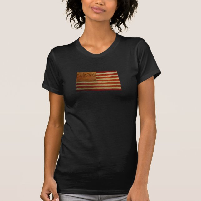 T-shirt chemise américaine (Devant)