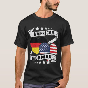 T-shirt Chemise américaine allemande demi-allemande