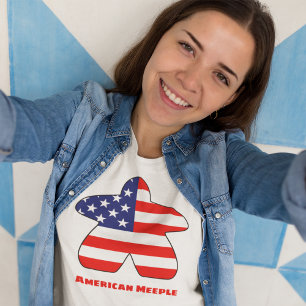 T-shirt Chemise américaine des femmes membres
