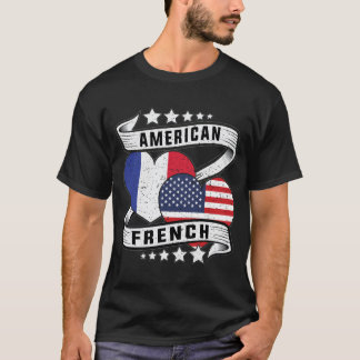 T-shirt Chemise américaine et française