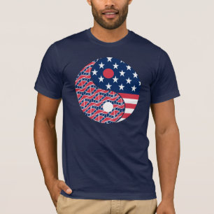 T-shirt Chemise américaine Yin Yang