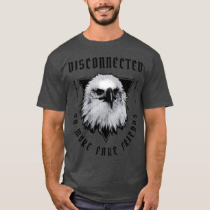 T-shirt chemise ami citation visage d'aigle