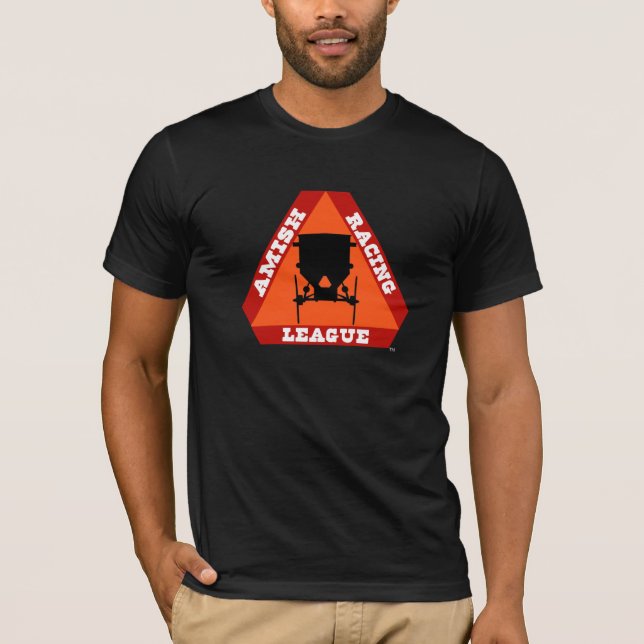 T-shirt Chemise amish de ligue d'emballage (Devant)
