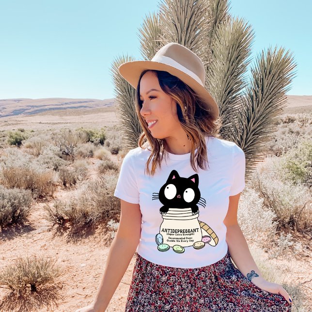 T-shirt Chemise Amoureux des chats amusante, Santé mentale (Créateur téléchargé)