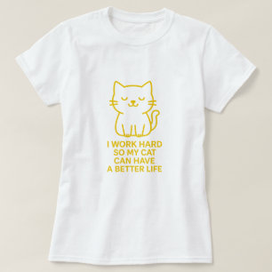 T-shirt Chemise Amoureux des chats drôle