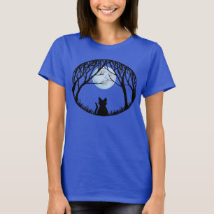 T-shirt Chemise Amoureux des chats femme en gras Chat Lady