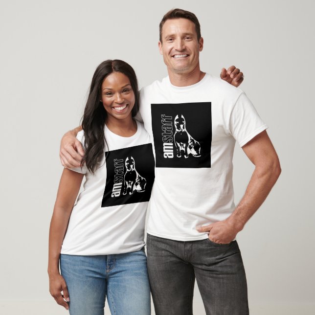 T-shirt chemise-amstaff (Unisexe)