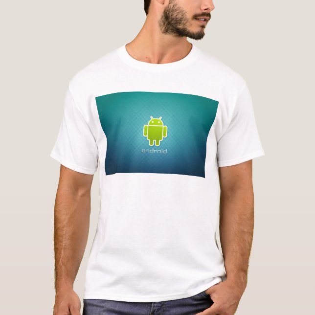T-shirt Chemise Android et Tux (Devant)