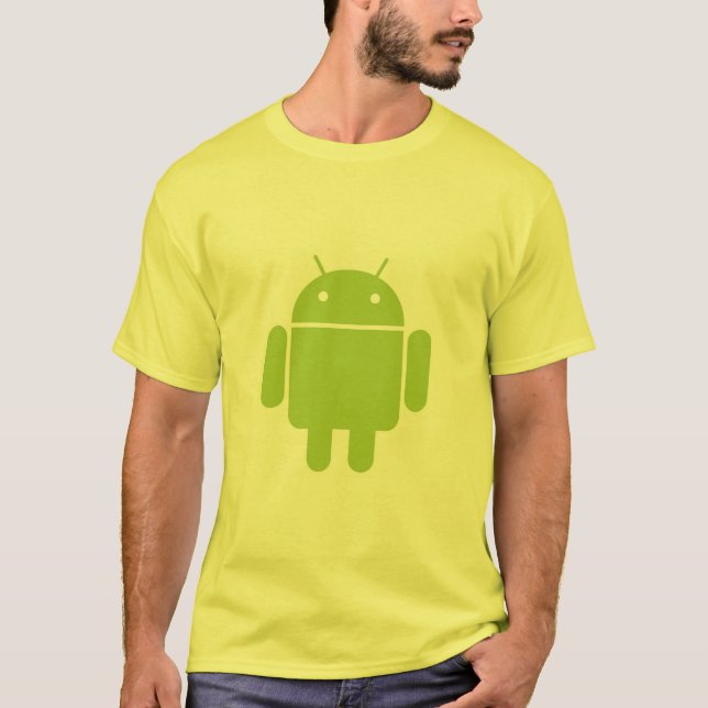T-shirt Chemise androïde toute couleur (Devant)
