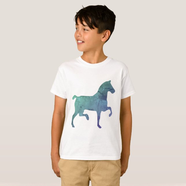 T-shirt Chemise Animale Colorée (Devant entier)