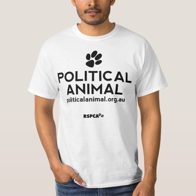 T-shirt Chemise animale politique de RSPCA (Devant)