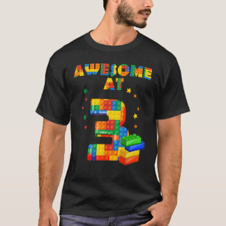 T-shirt Chemise Anniversaire Pour Enfants 3 - Blocs De Con