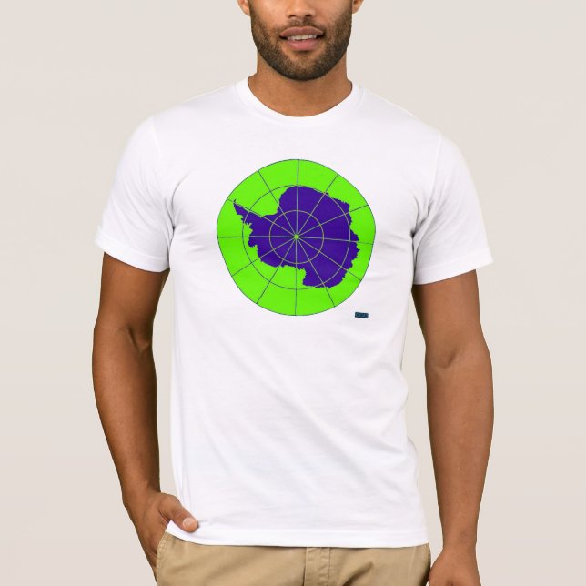 T-shirt Chemise antarctique d'impression de CYCAD (Devant)