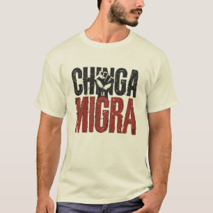 T-shirt Chemise anti-ICE Chinga La Migra -Résistance Vinta