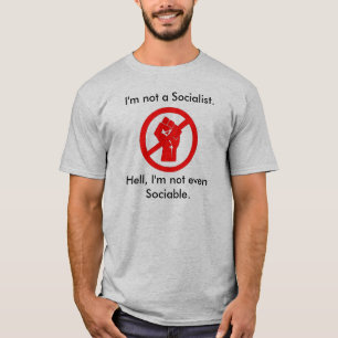 T-shirt Chemise Anti-Socialiste insociable