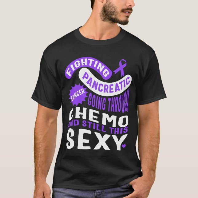 T-shirt Chemise anticancréatique, Traverser Chemo (Devant)
