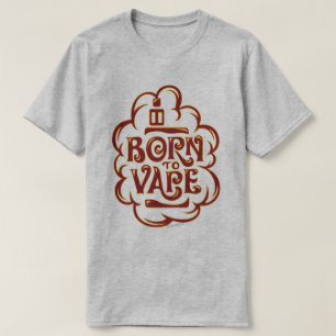 T-shirt Chemise APE   Né pour Vape Red VapeGoat™