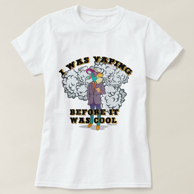 T-shirt Chemise APE | Vaping avant qu'il soit Cool VapeGoa (Design devant)