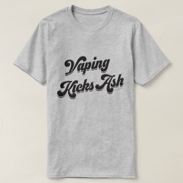 T-shirt Chemise APE | Vaping Kicks Ash VapeGoat™ (Design devant)
