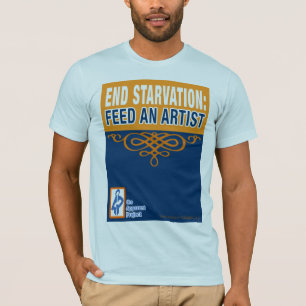 T-shirt Chemise apparente de famine de projet