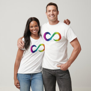 T-shirt Chemise arc-en-ciel Neurodiversity
