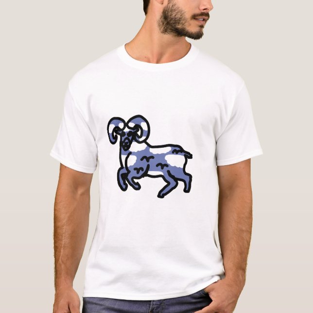 T-shirt Chemise Aries Bélier Zodiaque – Énergie Aries fort (Devant)