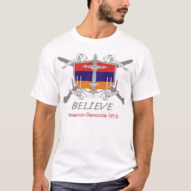 T-shirt Chemise arménienne de génocide (Devant)