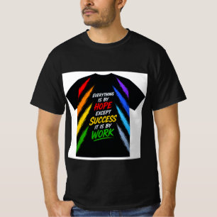 T-shirt Chemise artistique à motif créatif