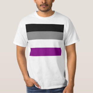 T-shirt Chemise asexuelle de drapeau