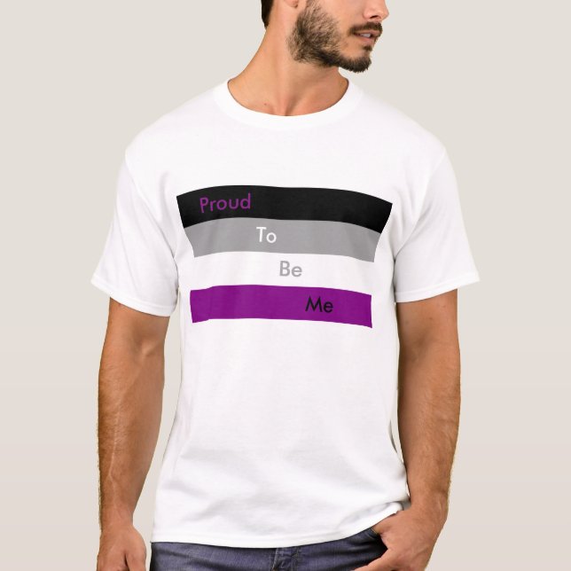 T-shirt Chemise asexuelle de fierté (Devant)