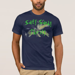 T-shirt Chemise assoiffée salée de paume de Sandy