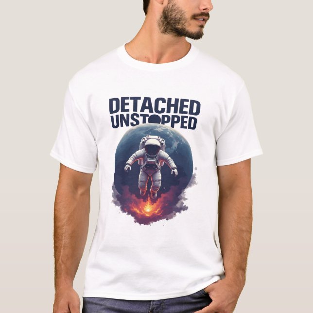 T-shirt Chemise astronaute détachée mais imparable - Futur (Devant)