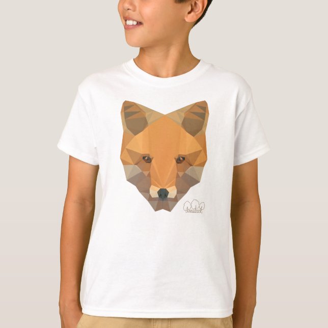 T-shirt Chemise astucieuse de Fox d'enfants (Devant)