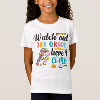 T-Shirt Chemise Attention 3e année, j'arrive !