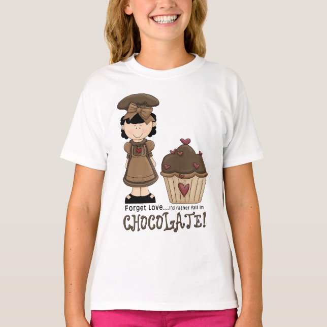 T-shirt Chemise au chocolat (Devant)