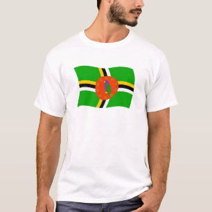 T-shirt Chemise au drapeau de la Dominique