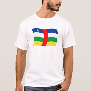 T-shirt Chemise au drapeau de la République centrafricaine