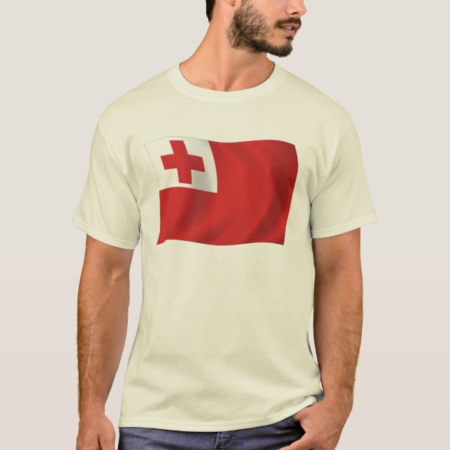 T-shirt Chemise au drapeau des Tonga (Devant)