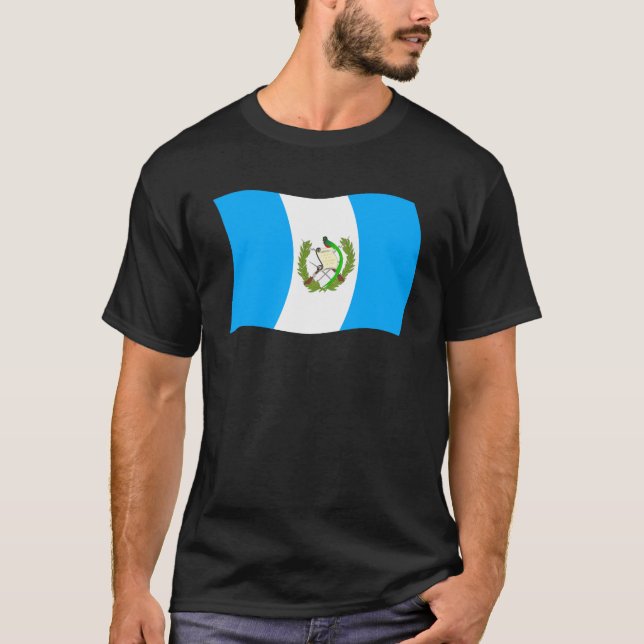 T-shirt Chemise au drapeau du Guatemala (Devant)