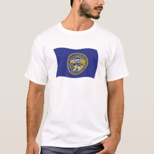 T-shirt Chemise au drapeau du Nebraska